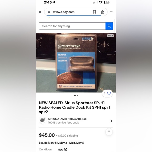 Sirius Satellite Radio and Remote. Never opened. - Picture 3 of 3
